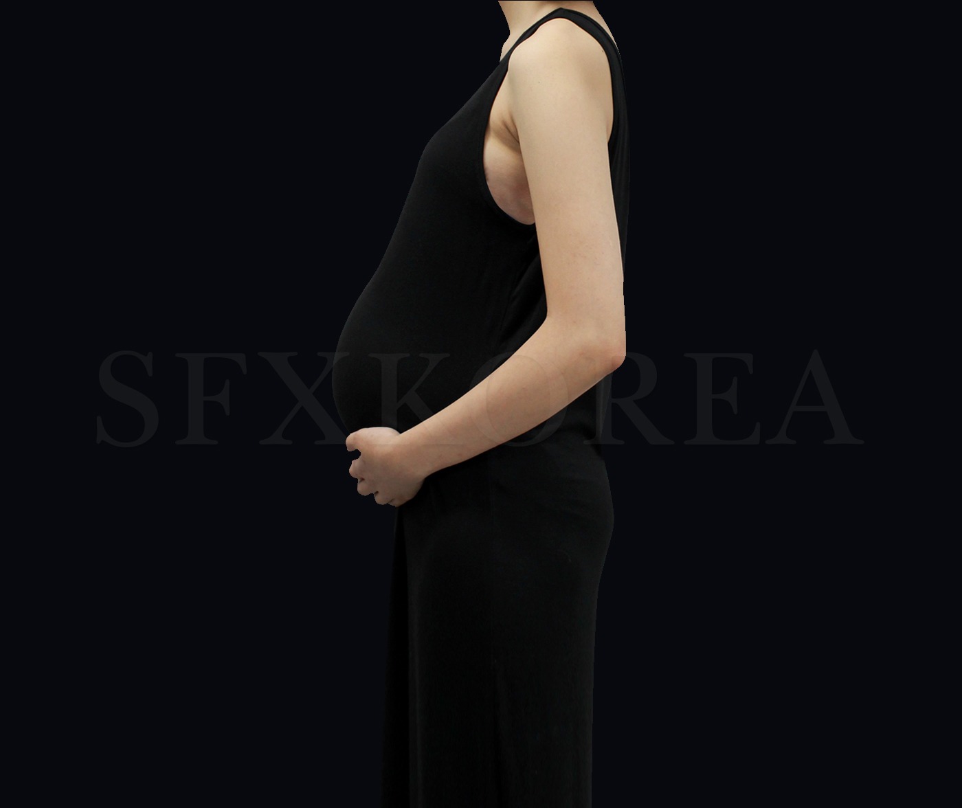 임산부 배 모형(5~6개월)